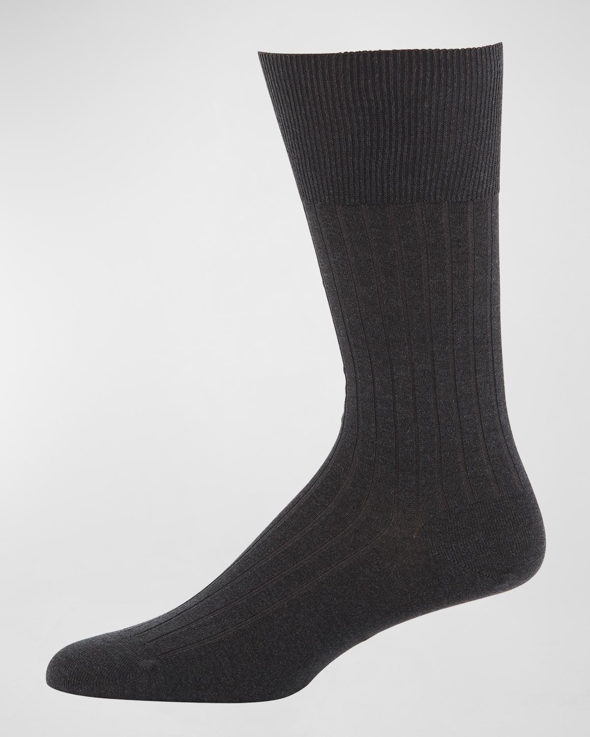 Marcoliani Rib-Knit Cotton Socks