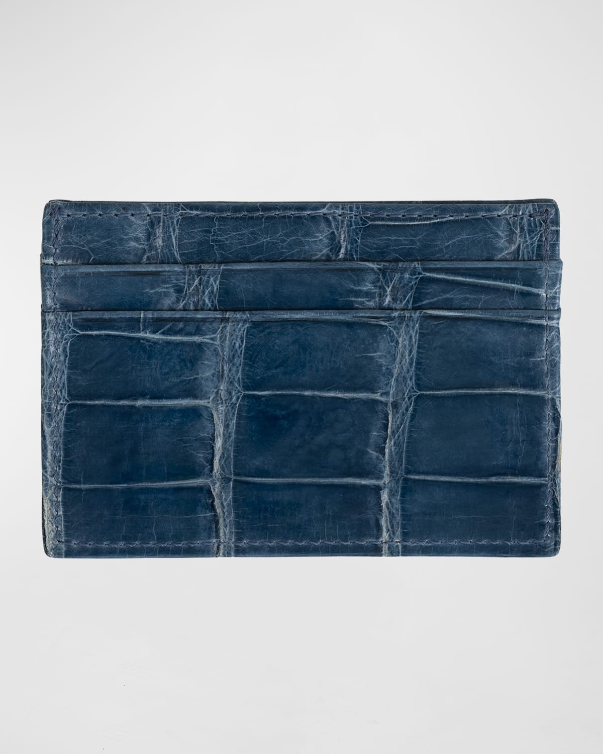 Abas Men 's Alligator Card Case