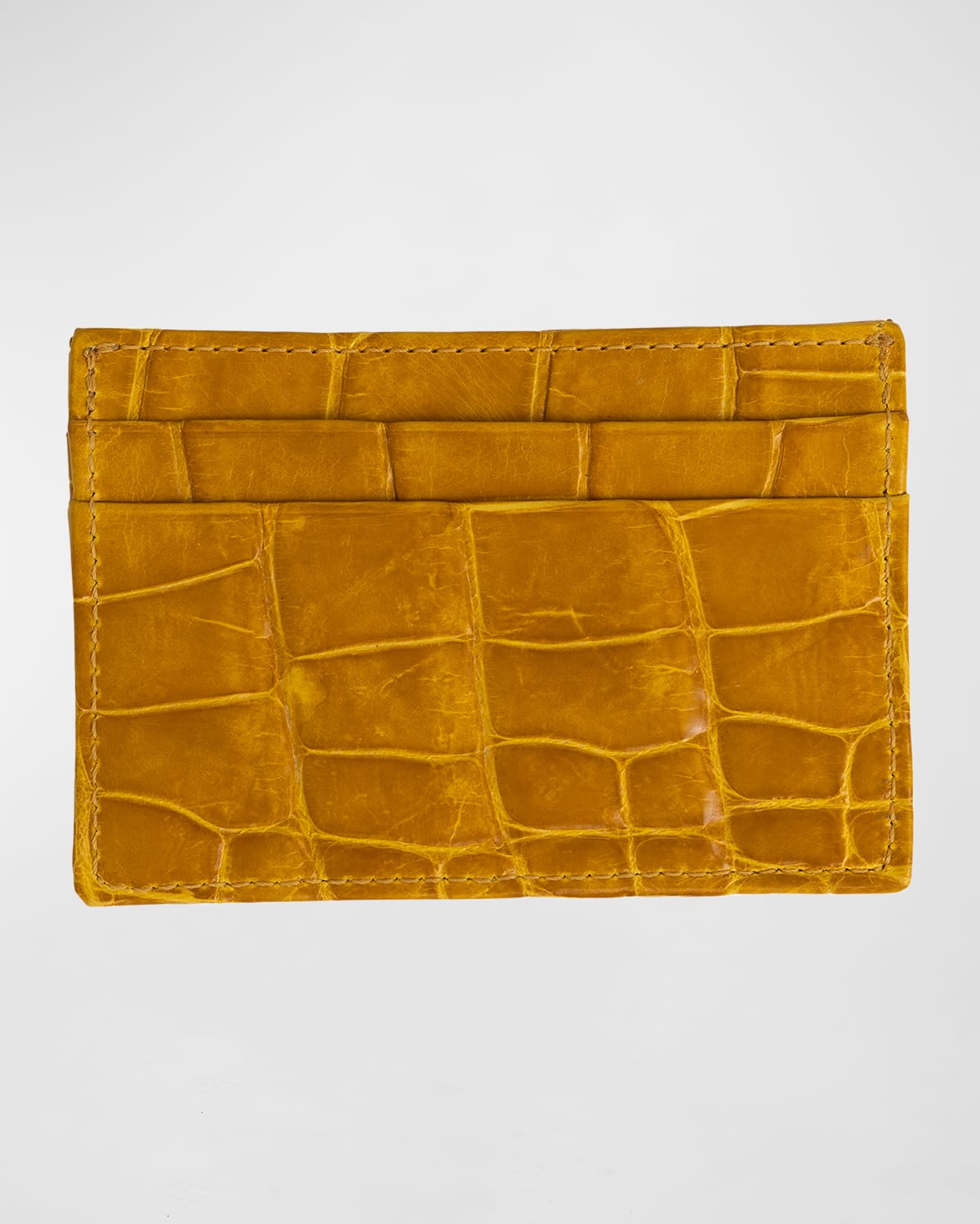 Abas Men 's Alligator Card Case