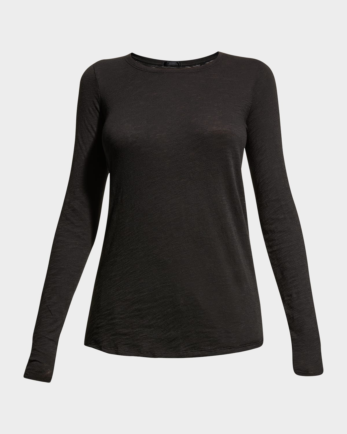 Long-Sleeve Destroyed Wash Tee