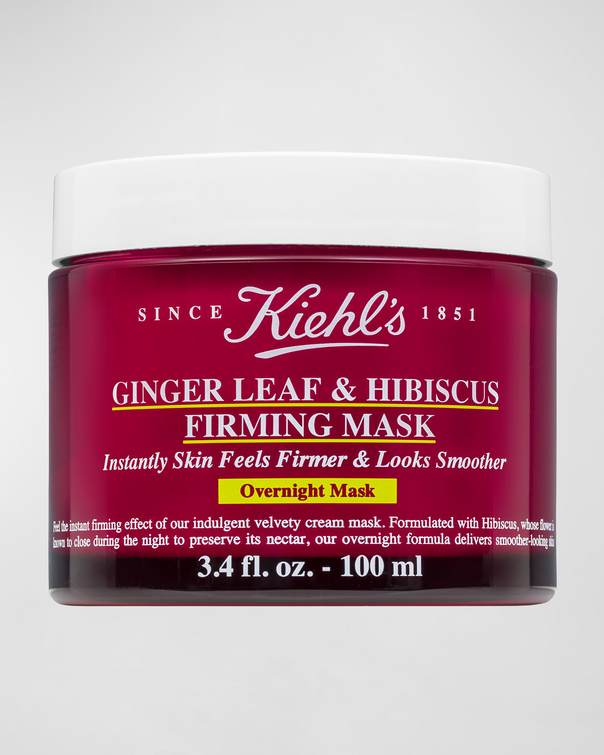 Kiehl's Since 1851 Ginger Leaf & Hibiscus Firming Mask, 3.4 oz.