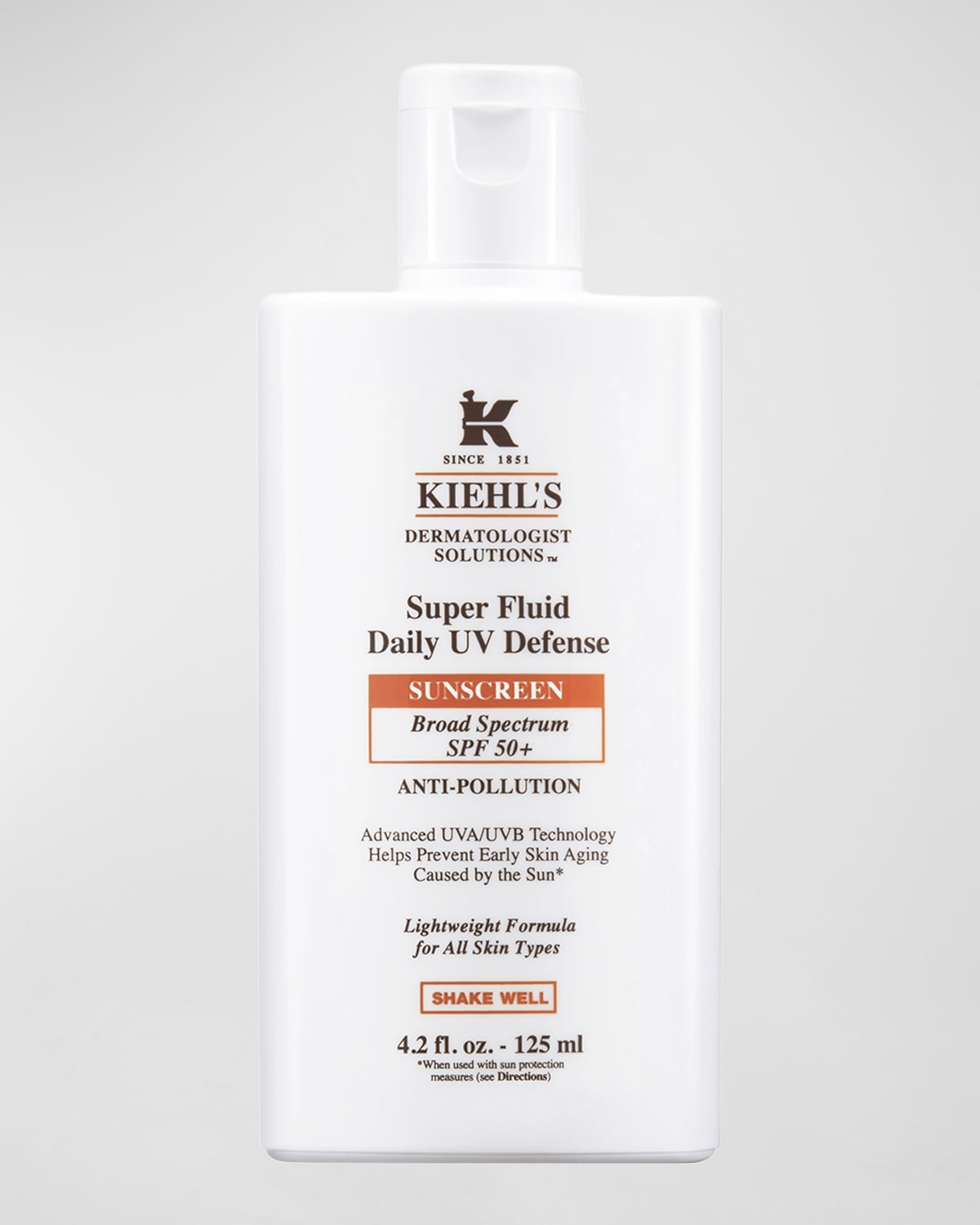 Kiehl's Since 1851 Super Fluid Daily UV Defense SPF 50+ Sunscreen, 4.2 oz.