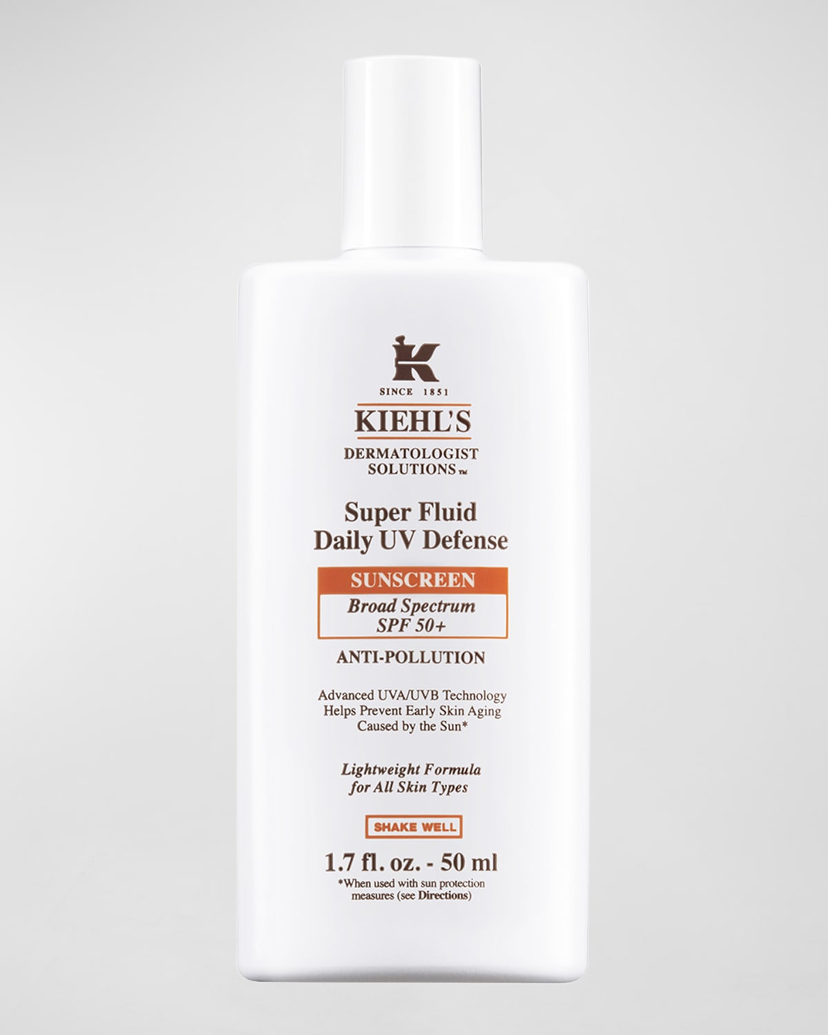 Kiehl's Since 1851 Super Fluid Daily UV Defense SPF 50+ Sunscreen, 1.7 oz./ 50 mL
