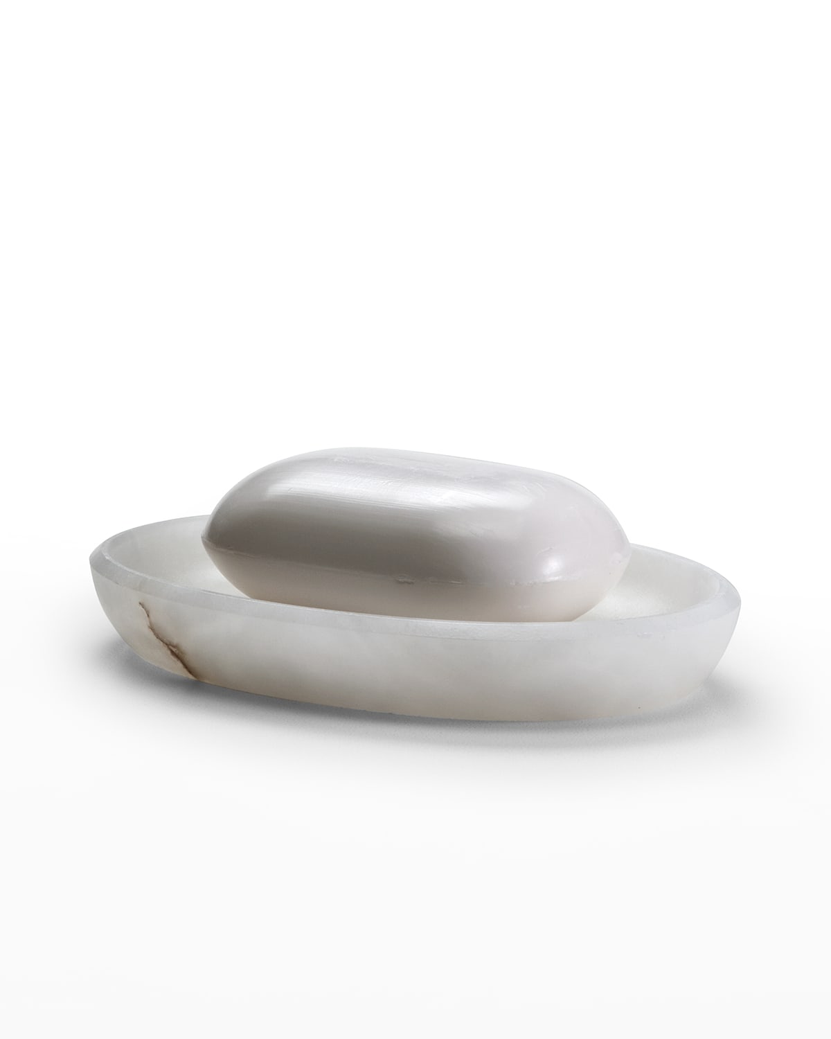Labrazel Alisa Alabaster Soap Dish, White | Thumbnail 4 Labrazel Alisa Alabaster Soap Dish, White | Thumbnail 4