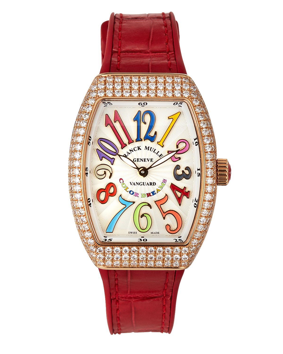 Franck Muller Ladies Stainless Steel Ronde Watch with Alligator