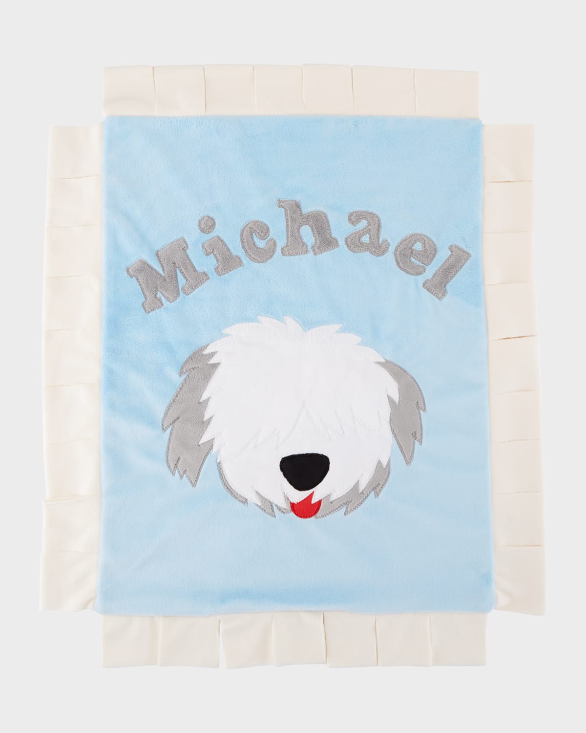 Boogie Baby Personalized Pup Love Plush Lovey, Blue