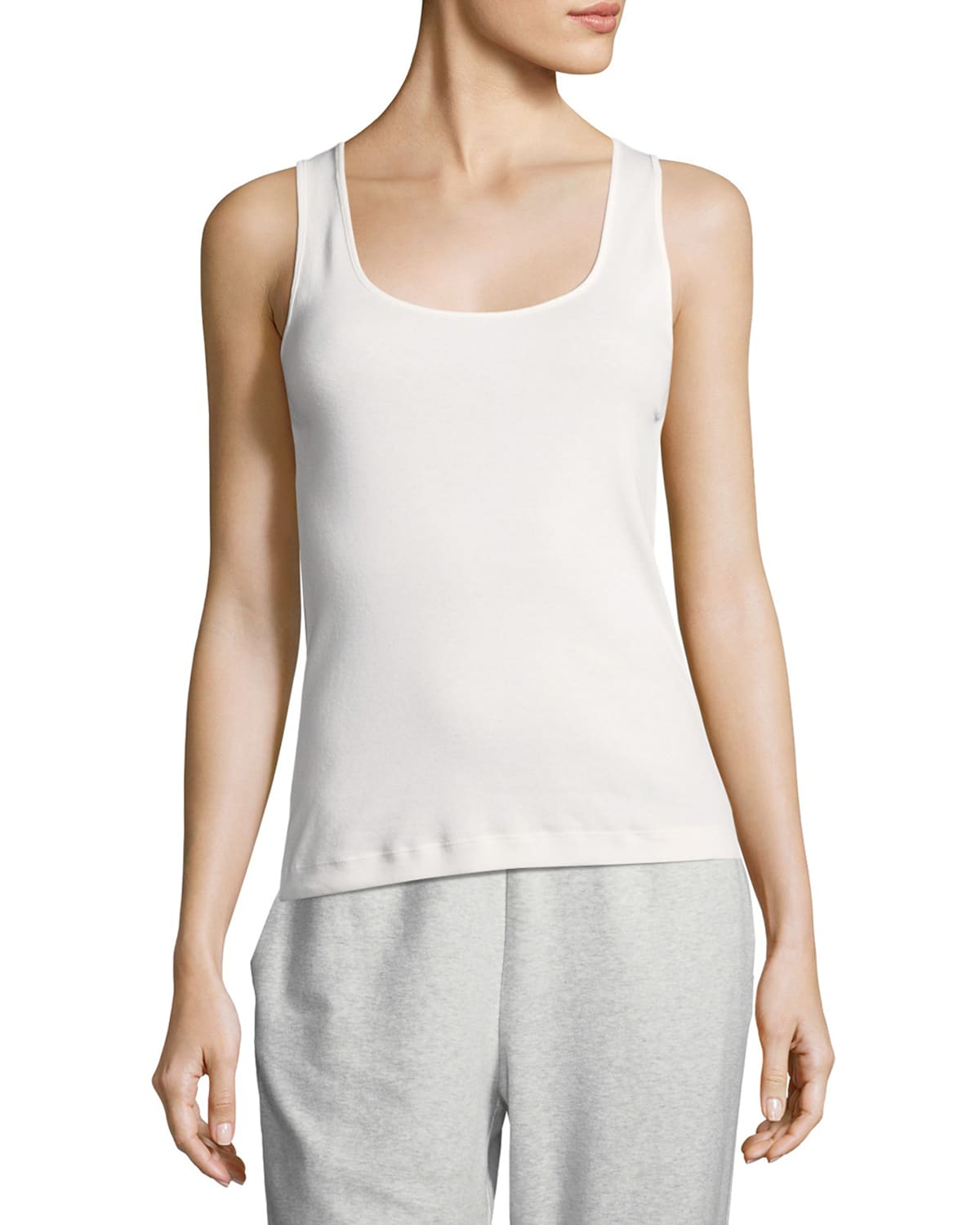 scoop rib knit tank