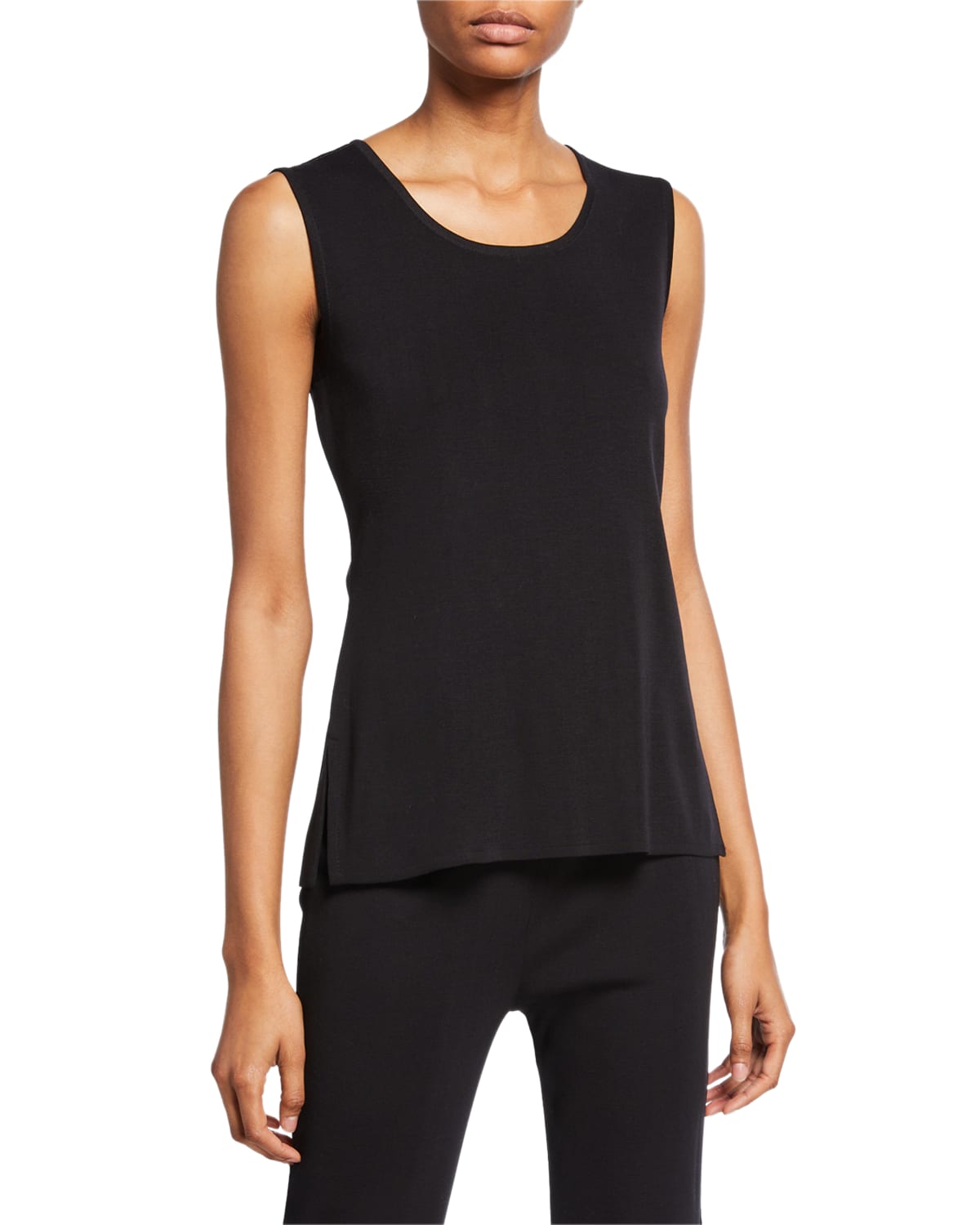 Vince Fine Gauge Scoop-Neck Cashmere Tank | Neiman Marcus