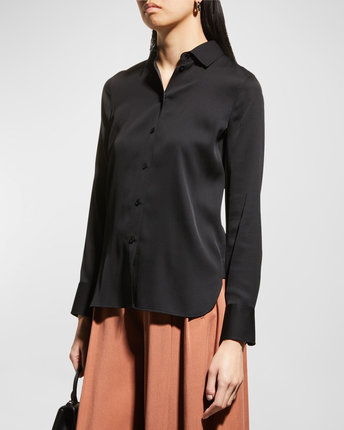 Black Long Sleeves Blouse | Neiman Marcus