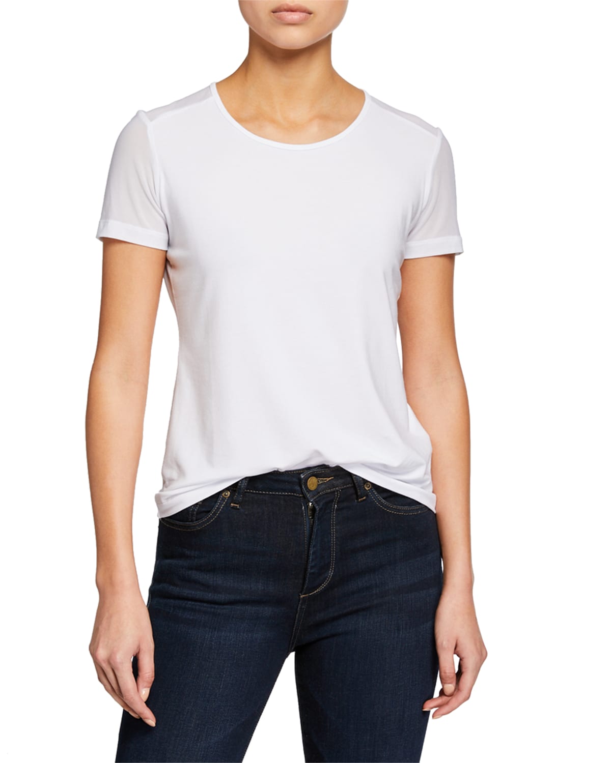 Cotton Modal Tee | Neiman Marcus Cotton Modal Tee | Neiman Marcus