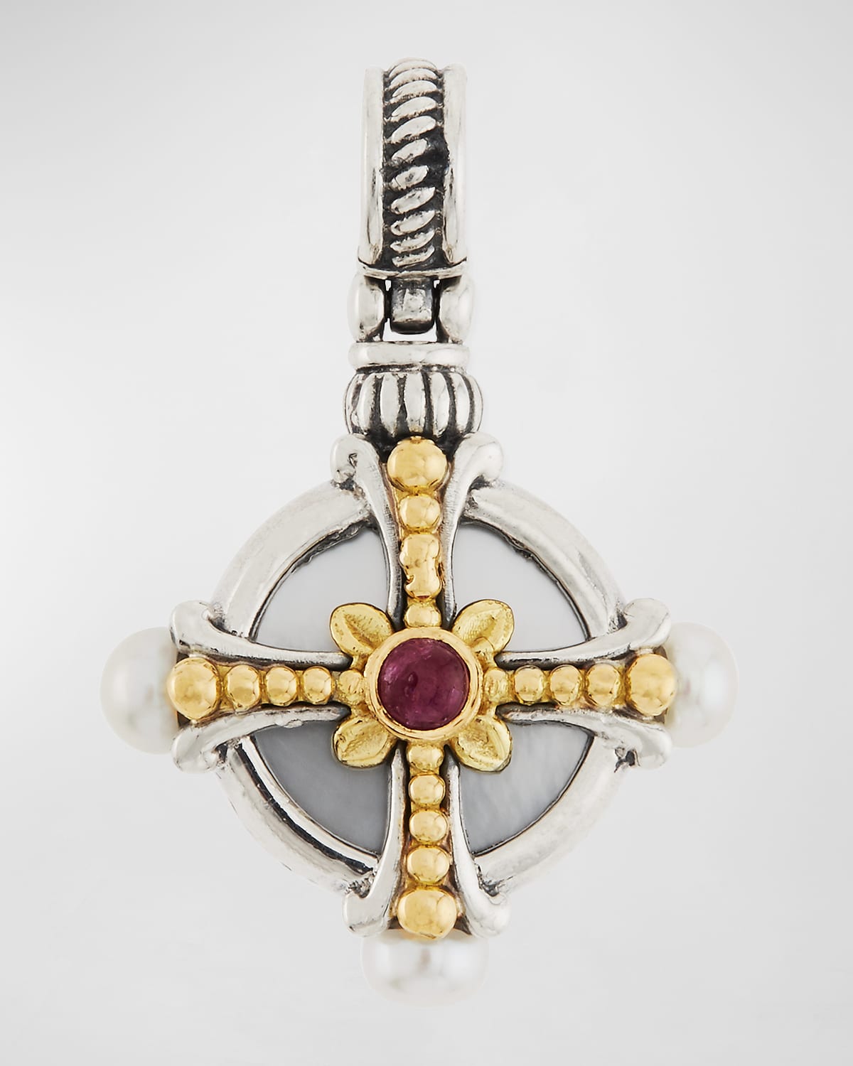 Konstantino Hestia 18k Cross Pendant