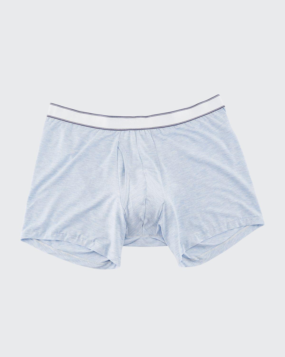 Derek Rose Ethan Stretch Jersey Trunk Boxer Briefs (Longer Leg)