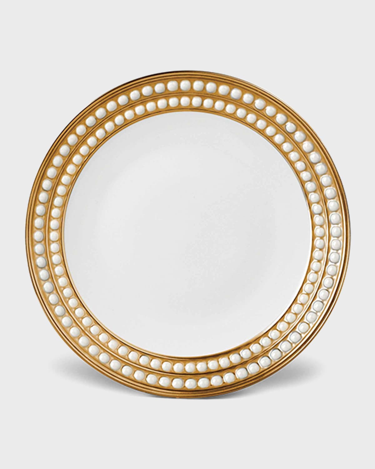 L 'Objet Perlee Gold Dessert Plate