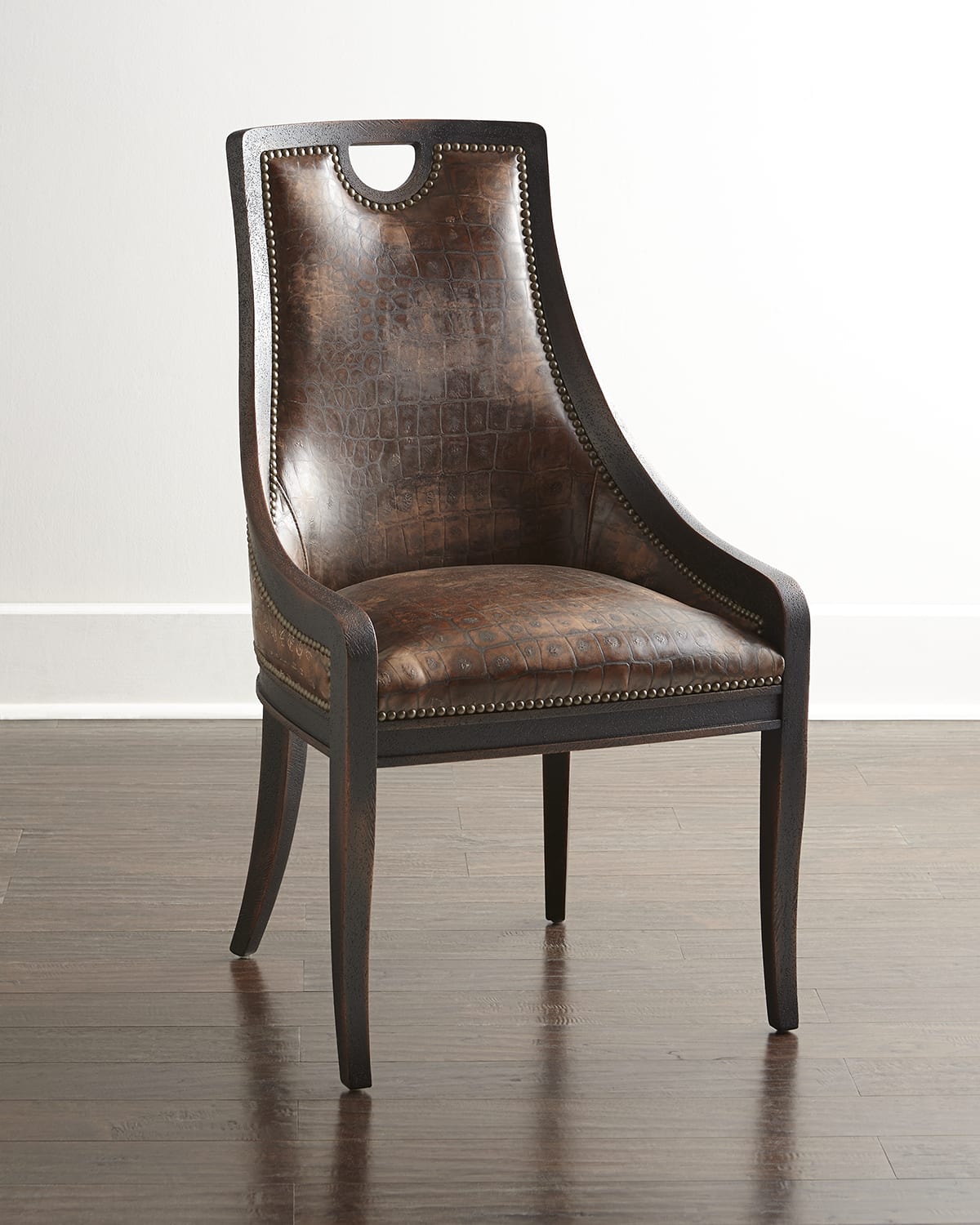 Top Grain Leather Chair Neiman Marcus