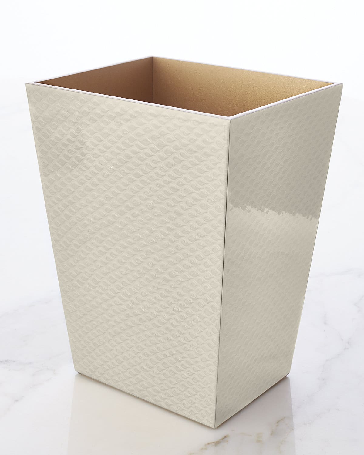 Mike & Ally Pacific Wastebasket In Moonglow