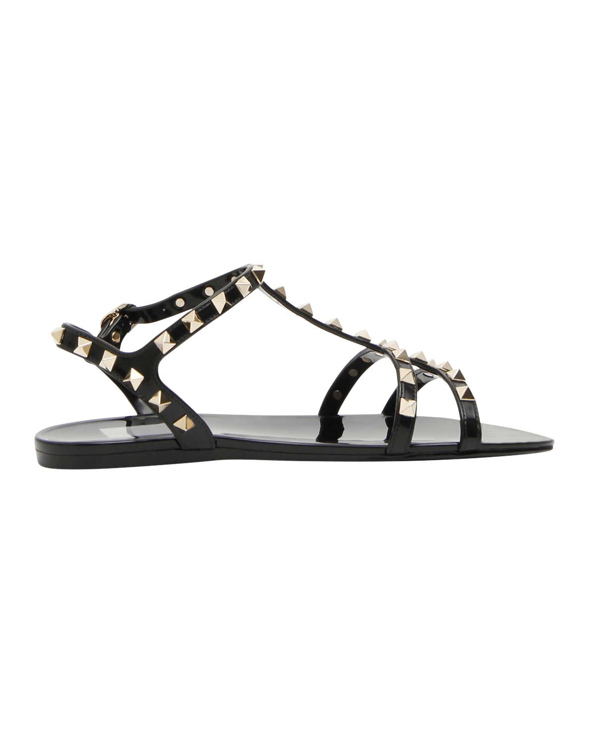 Valentino Garavani Rockstud Jelly Flat Gladiator Sandals