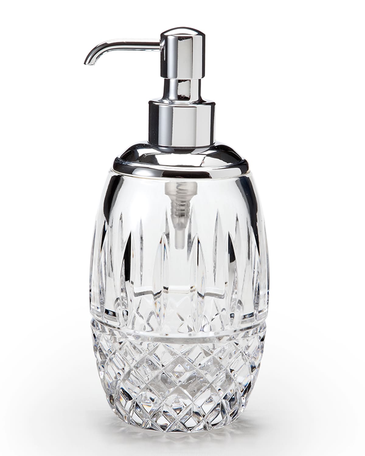Labrazel Marie Clear Pump Dispenser, Chrome | Thumbnail 4 Labrazel Marie Clear Pump Dispenser, Chrome | Thumbnail 4