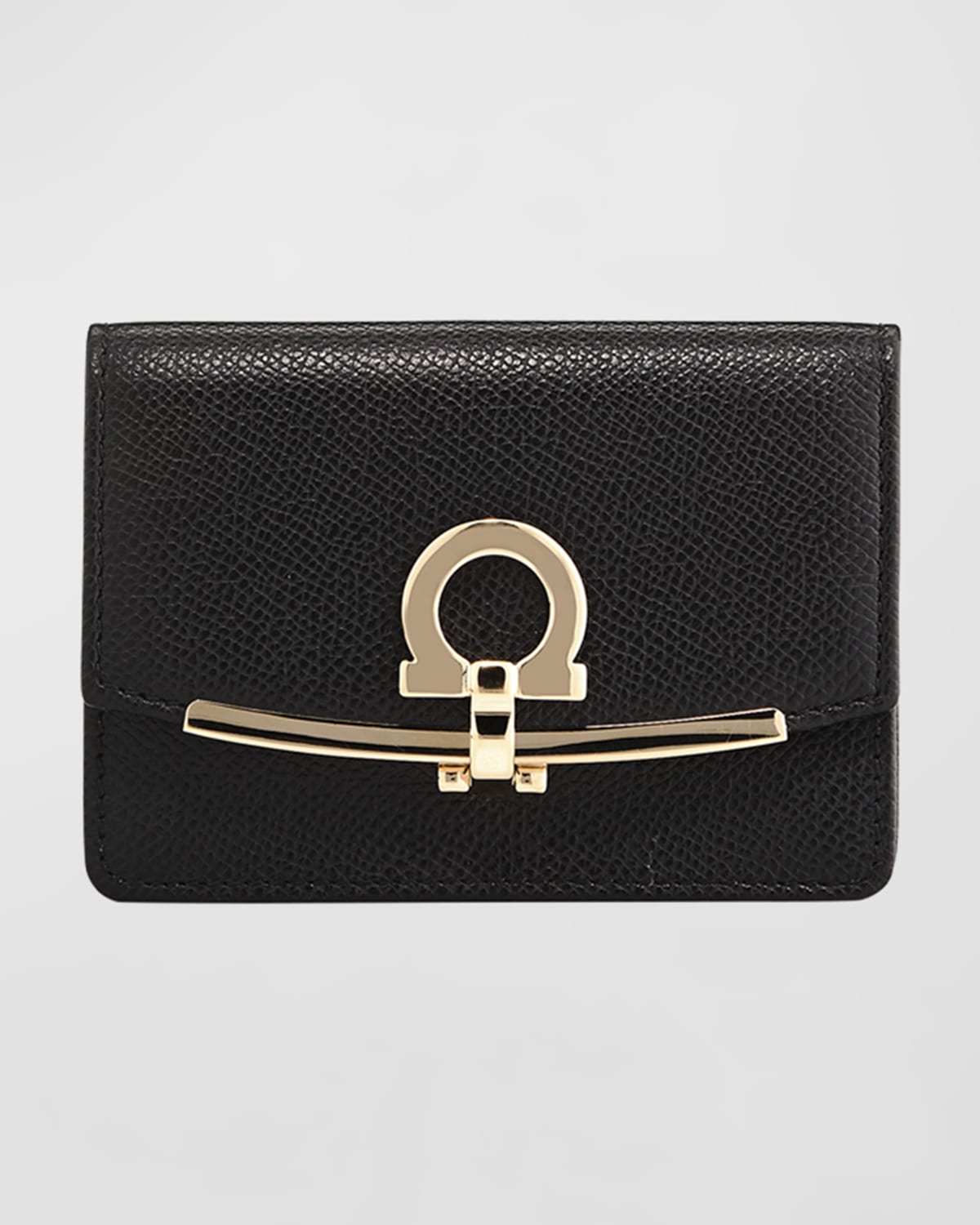 Ferragamo Icona Saffiano Card and Key Holder