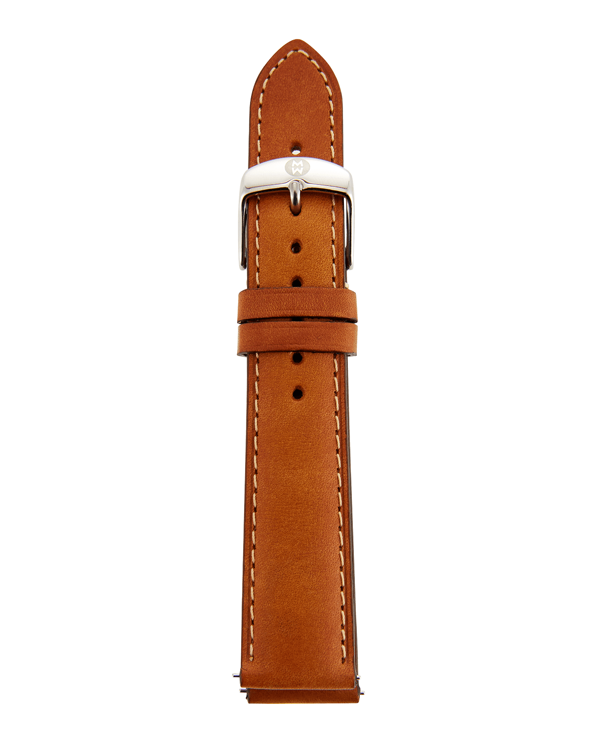 MICHELE 18mm Leather Watch Strap