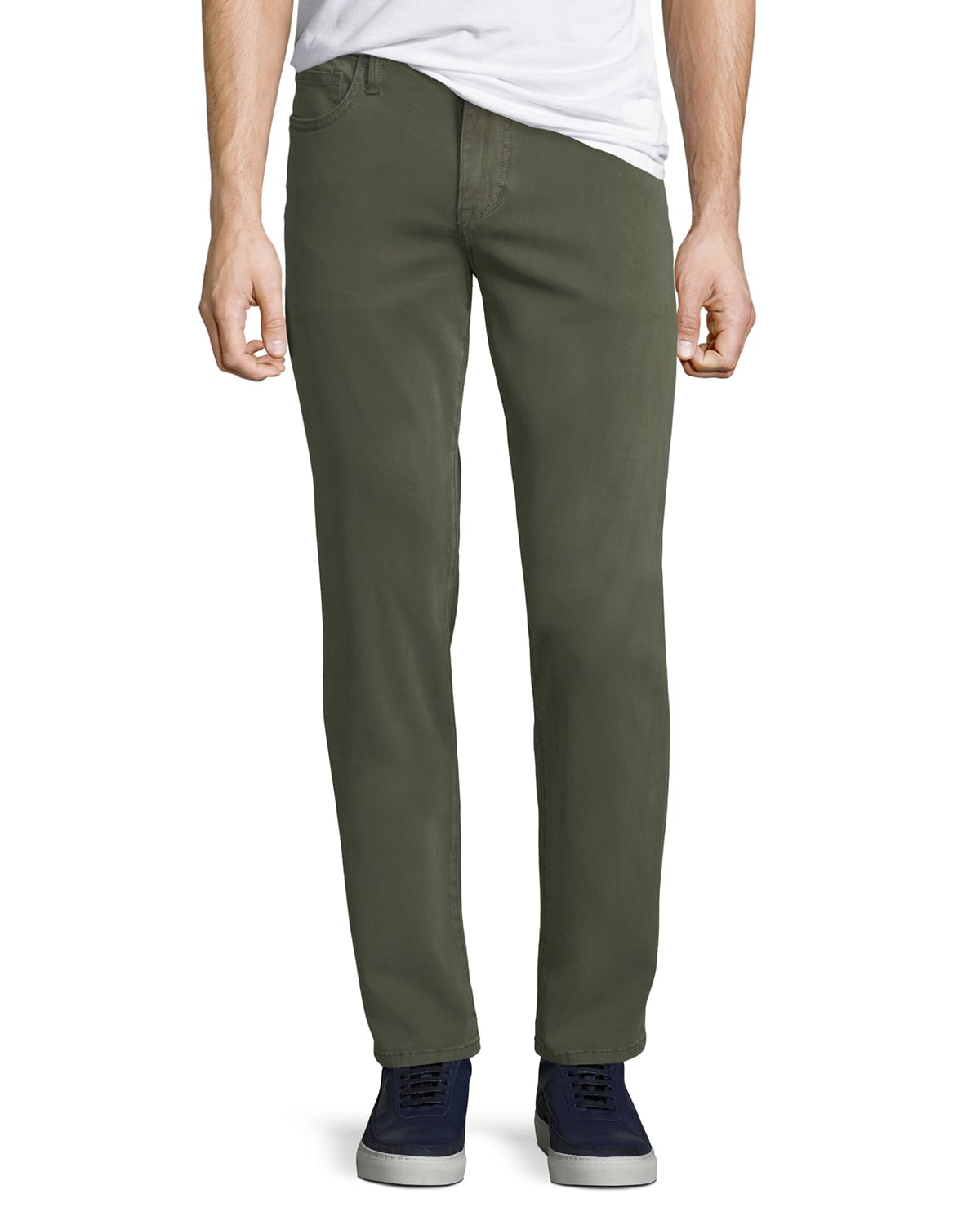 slim straight pants