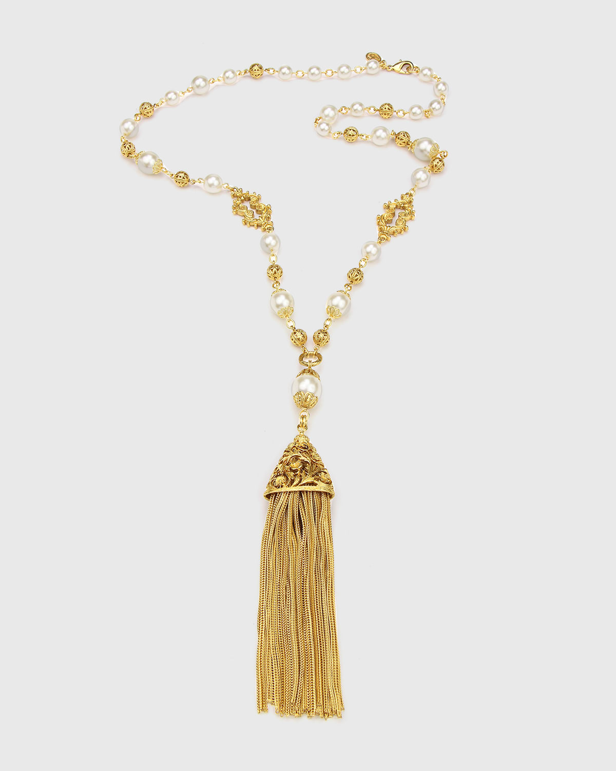 Gold Tassel Necklace Neiman Marcus
