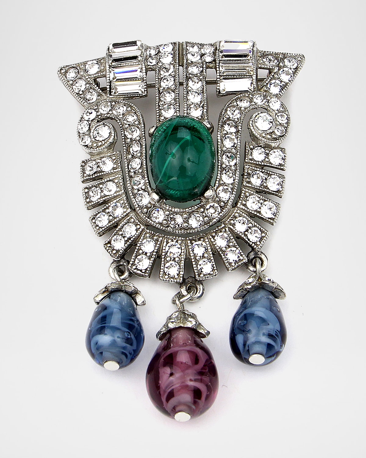 Ben-Amun Crystal Multi-Drop Brooch