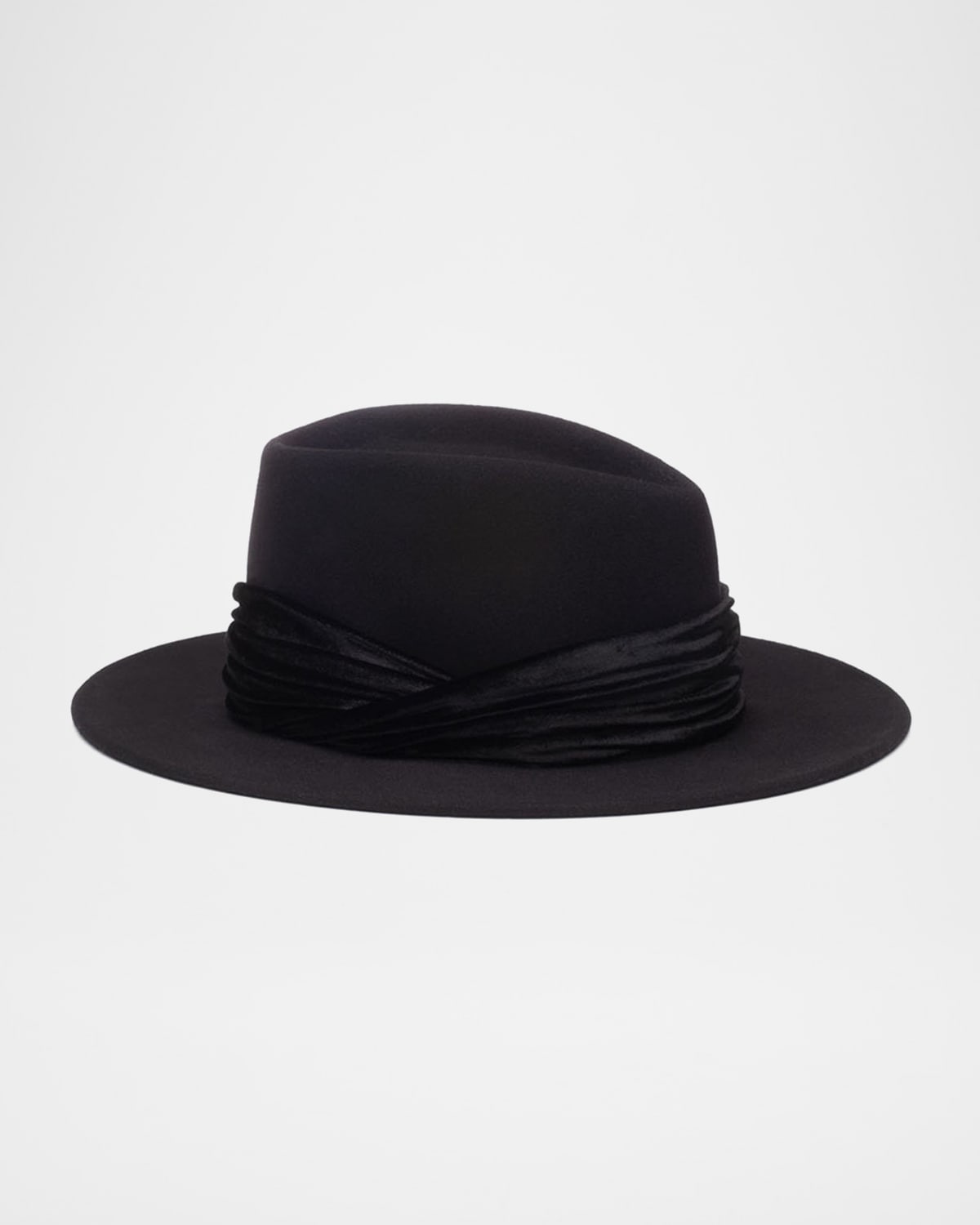 Eugenia Kim Blaine Wool Fedora Hat w/ Velvet Band