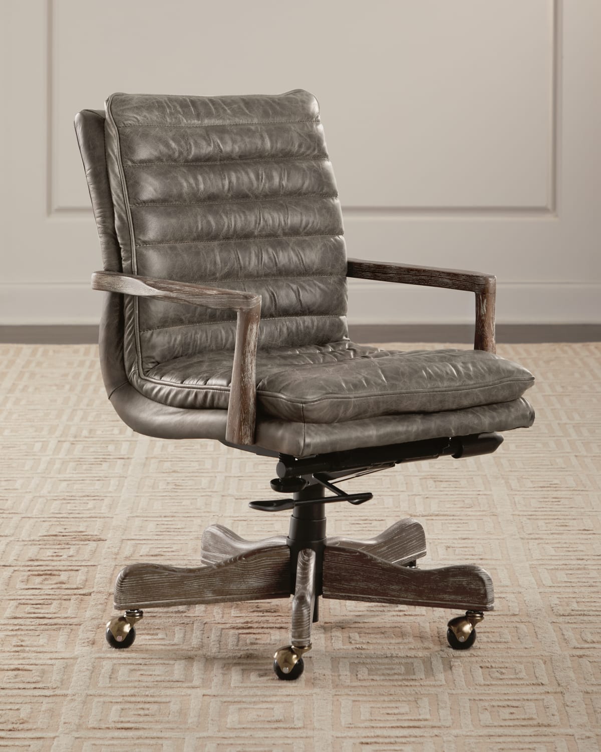 Top Grain Leather Chair Neiman Marcus