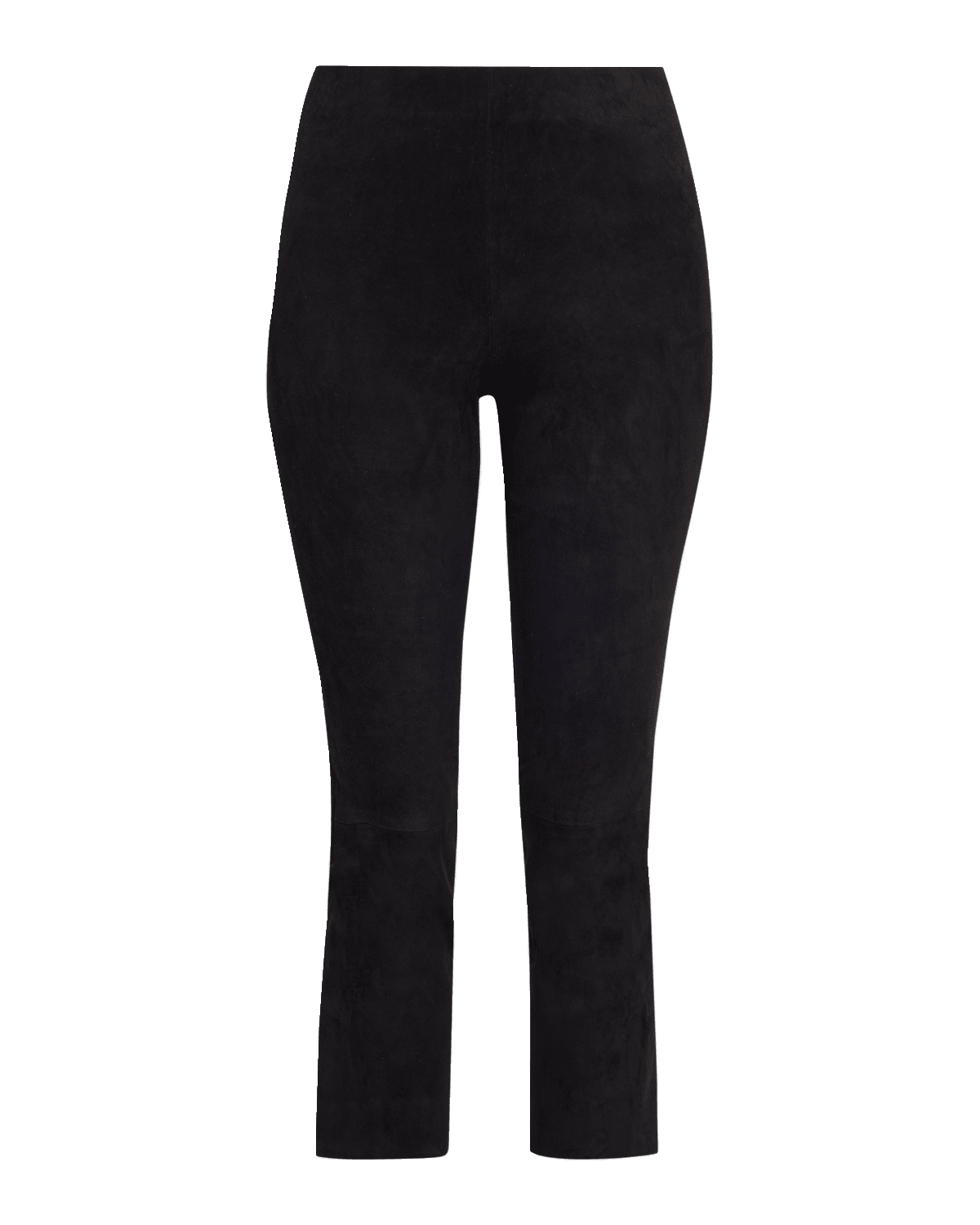 Vince Stretch-Suede Split Hem Crop Pants