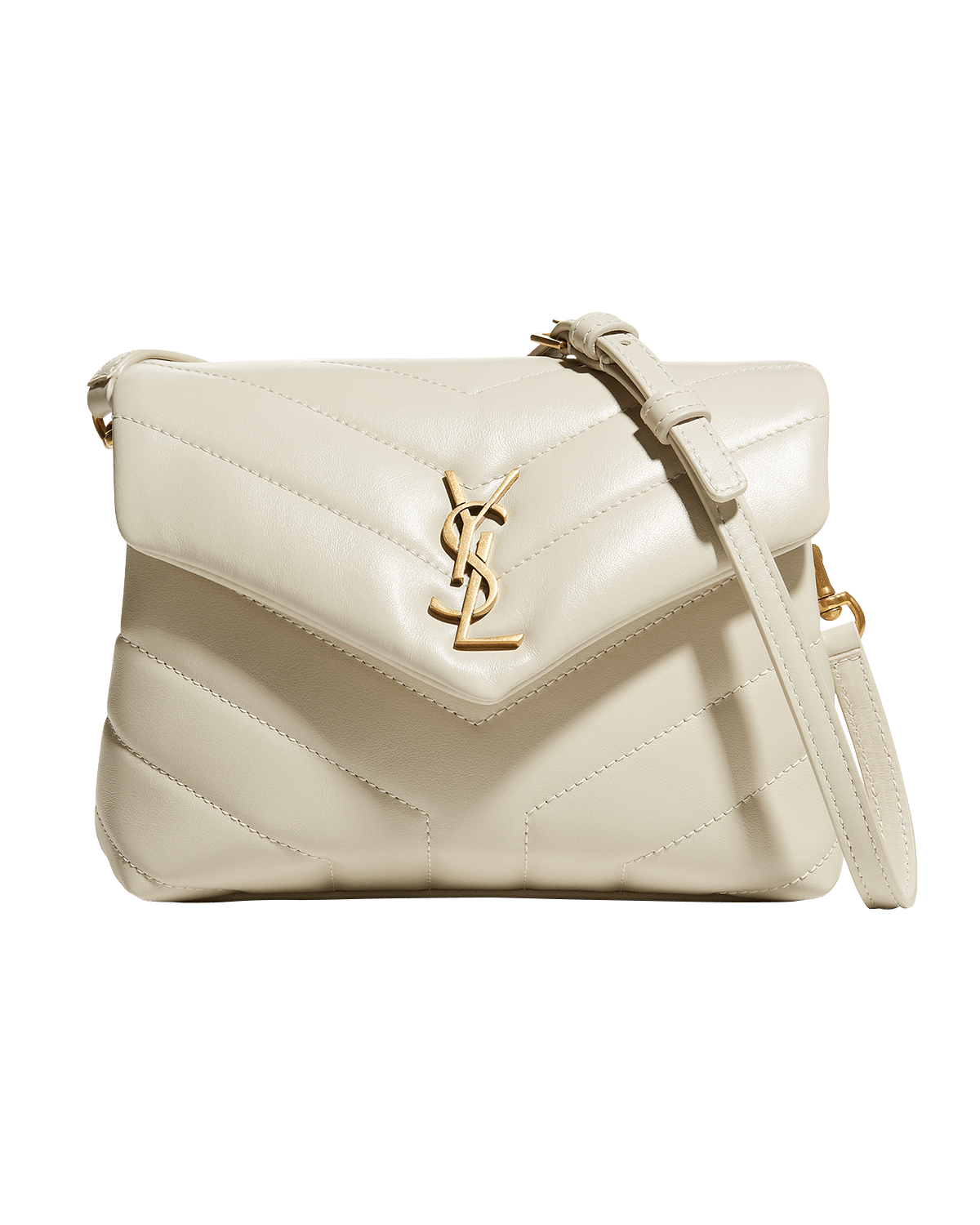 Saint Laurent Loulou Toy YSL Crossbody Bag in Quilted Leather