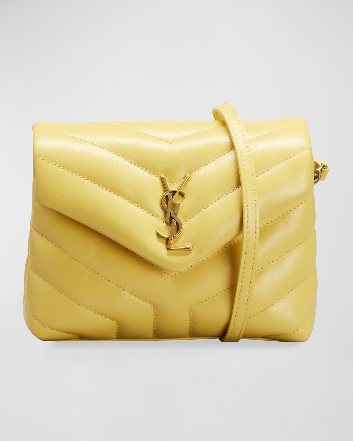 Saint Laurent Loulou Medium YSL Matelasse Calfskin FlapTop Shoulder Bag Neiman Marcus