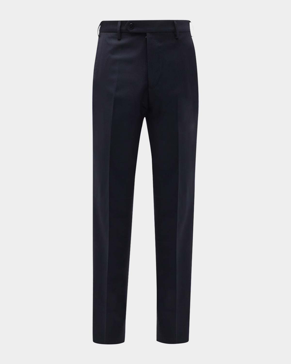 Zanella Men's Devon Wool Serge Trousers