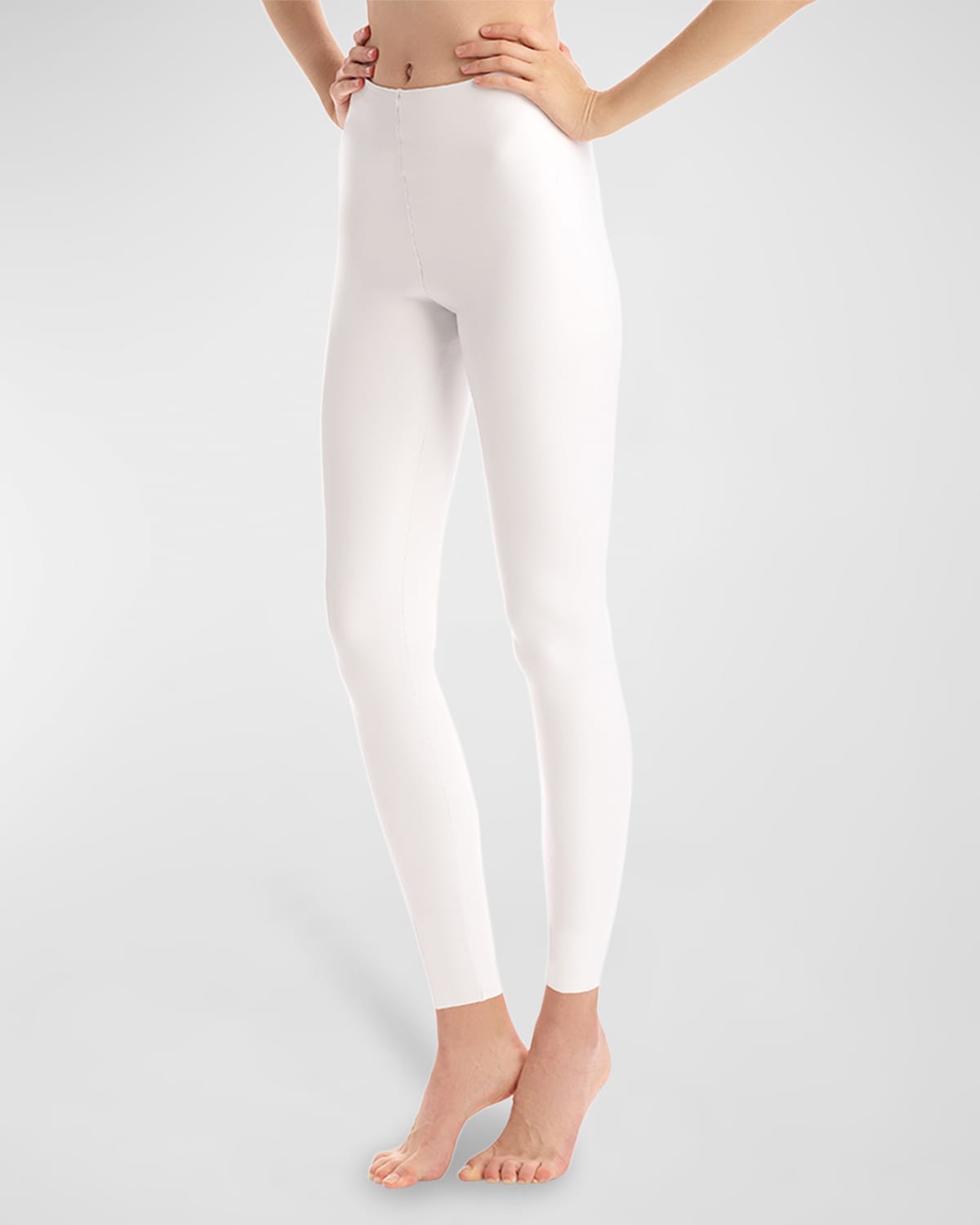 White Leather Leggings Neiman Marcus