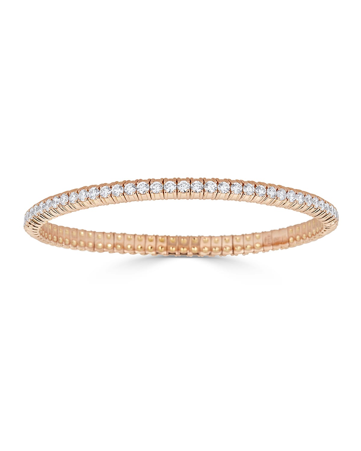 ZYDO Diamond 3Row Stretch Bracelet in 18k Gold Neiman Marcus