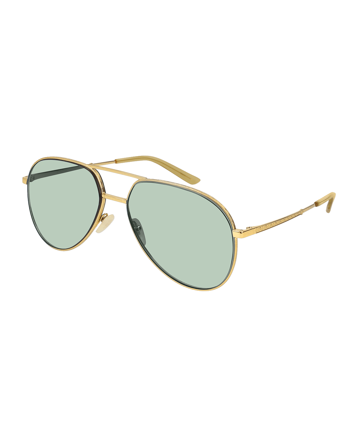 Gucci Men's Metal Aviator Sunglasses