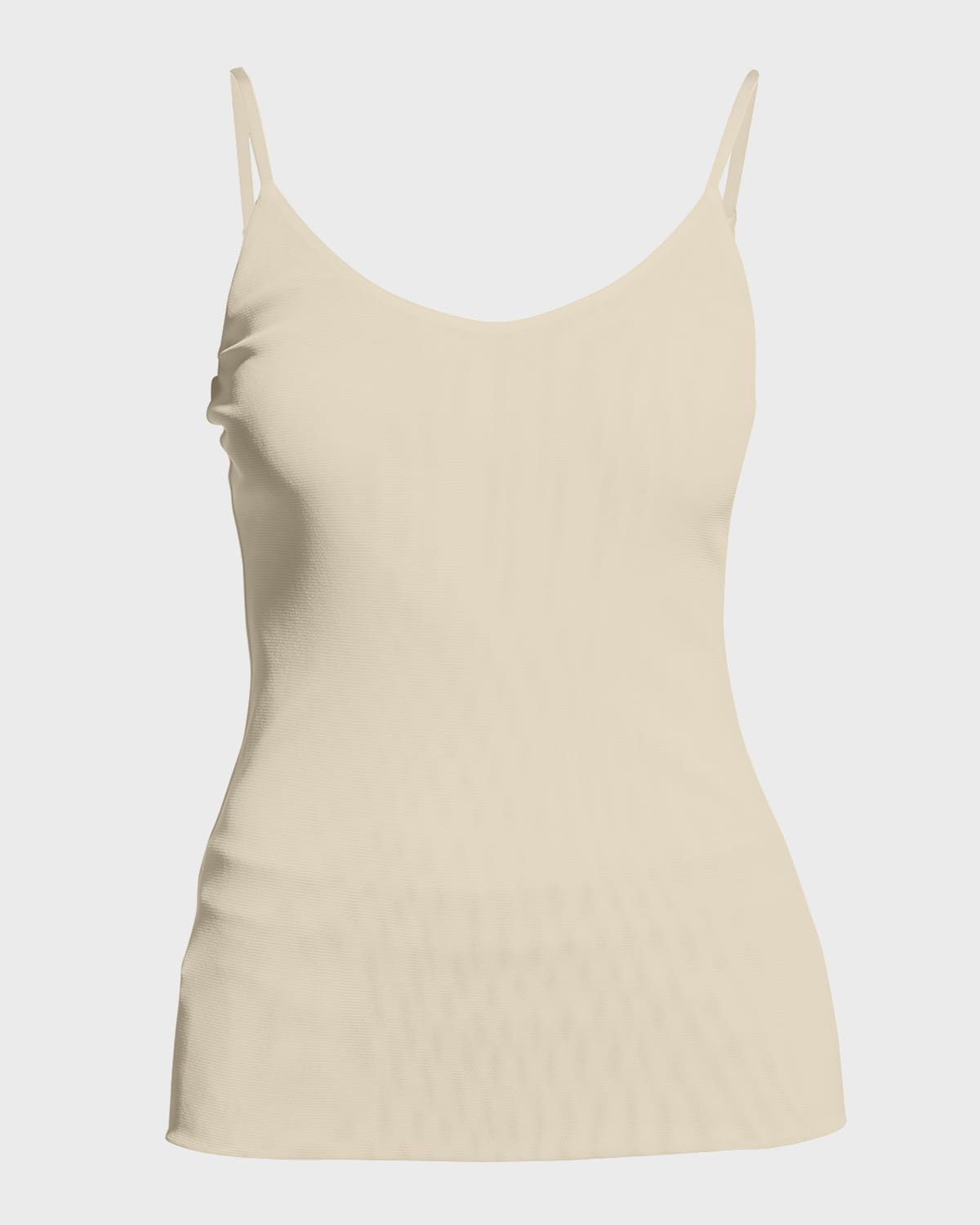 Lafayette 148 New York Mesh Jersey V-Neck Tank
