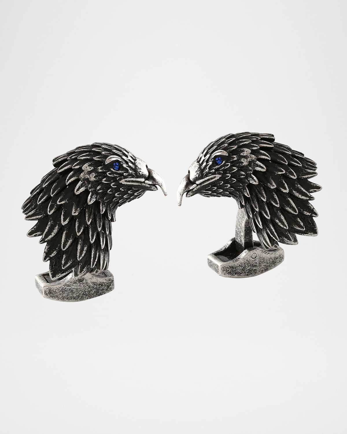 Tateossian Eagle Cuff Links w/ Crystals