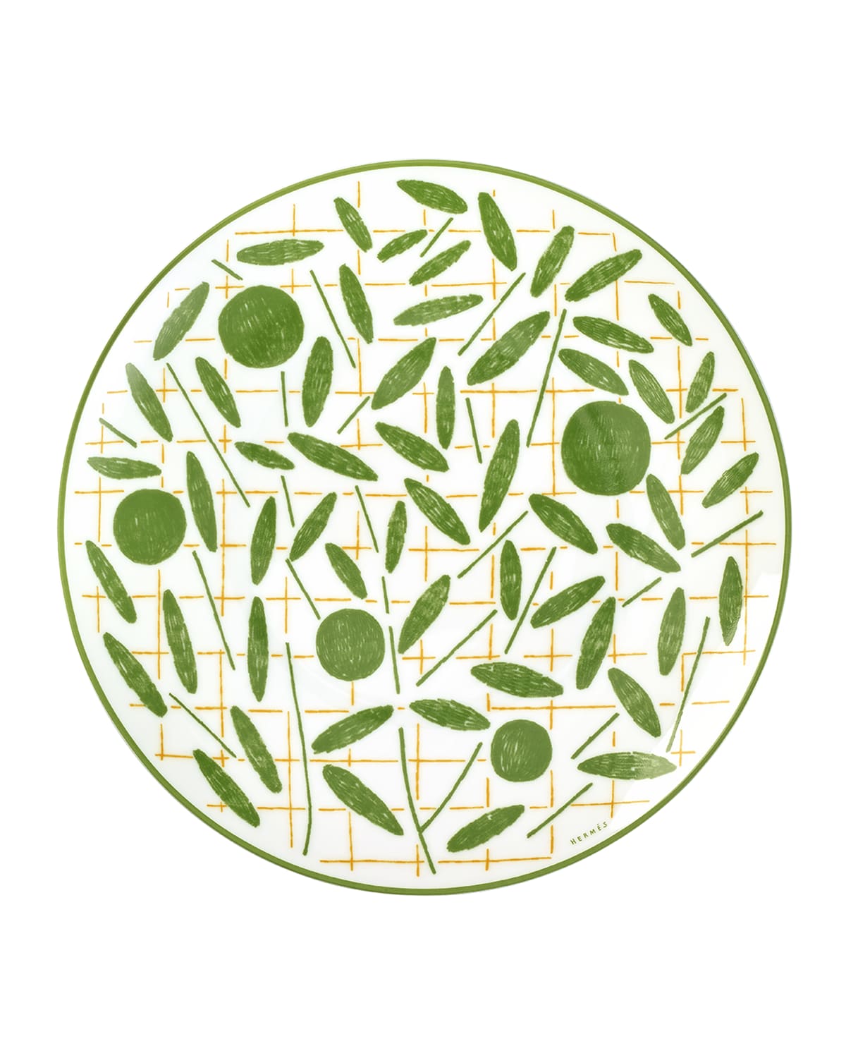 Hermes A Walk in the Garden Dessert Plate