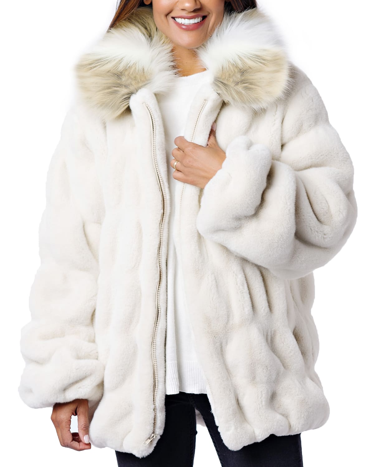 Faux Fur Outerwear Neiman Marcus