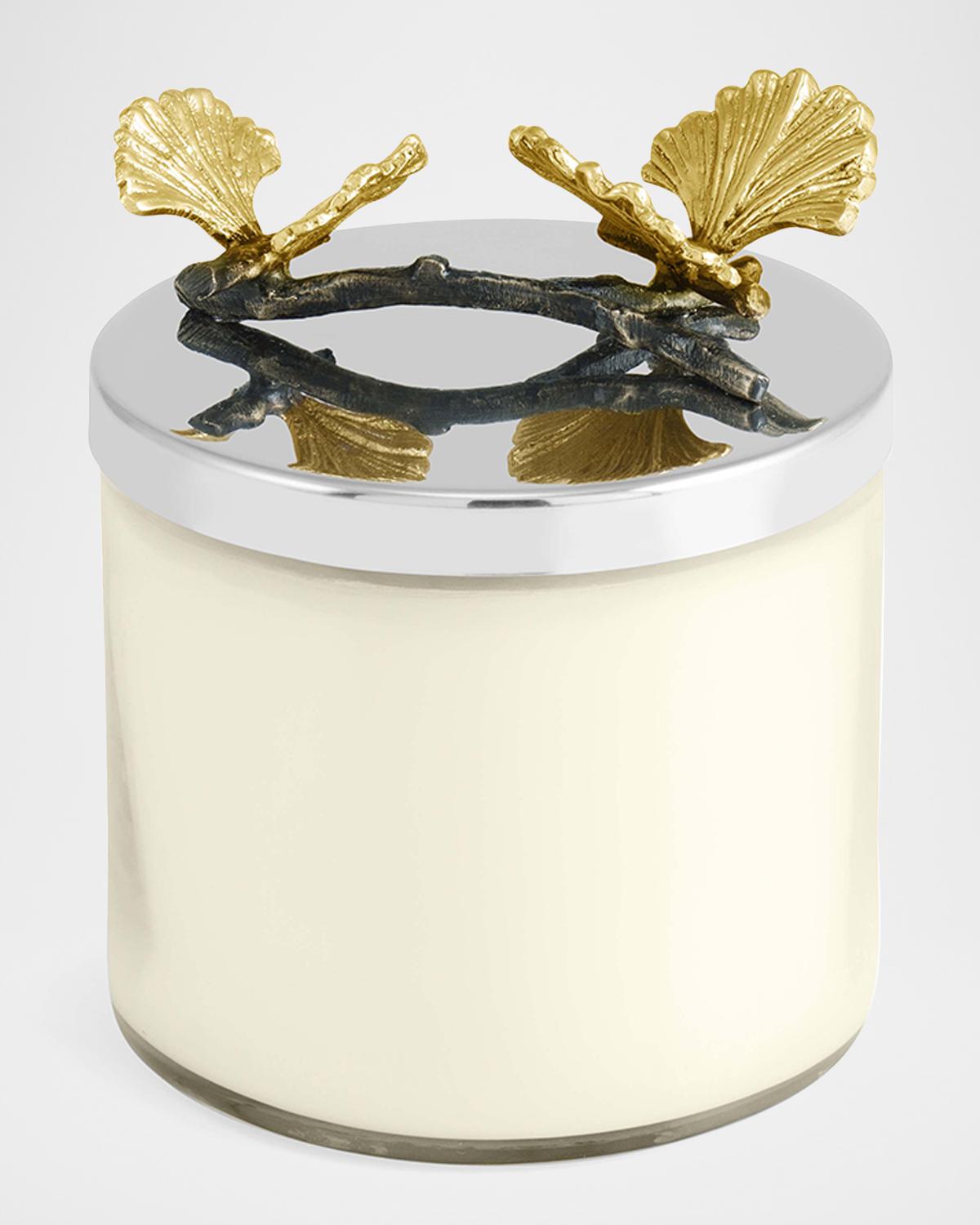 Butterfly Ginkgo Candle
