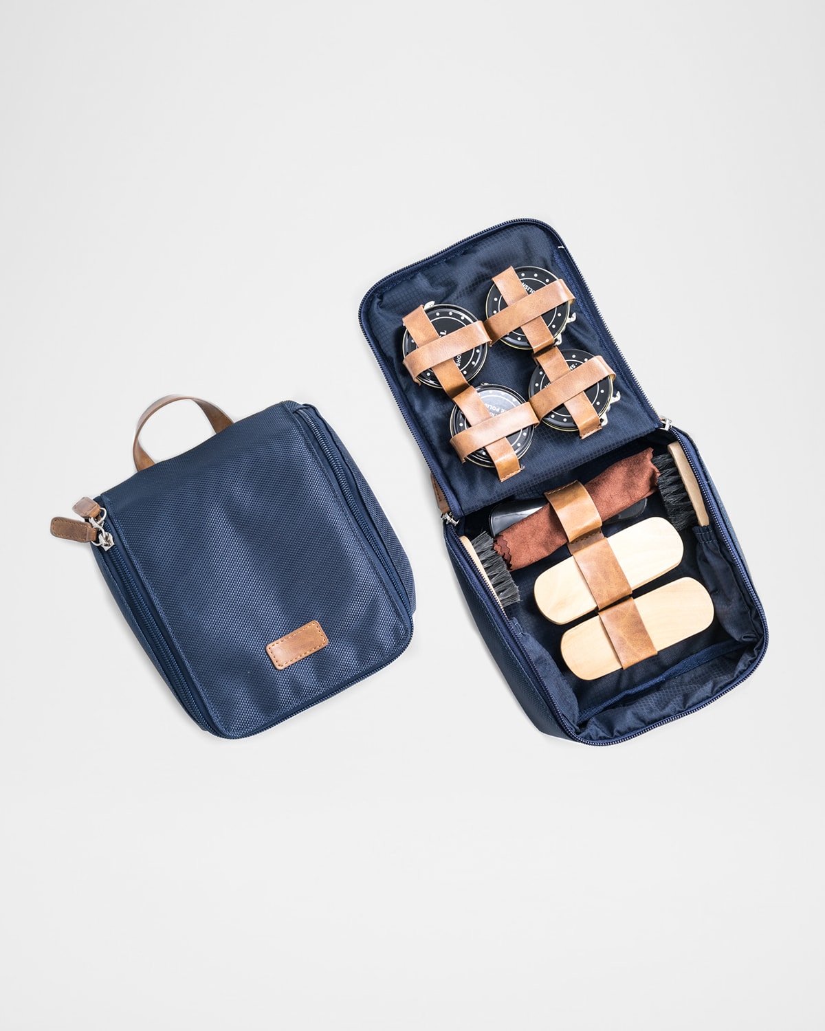 Bey-Berk 10-Piece Shoe Shine Kit