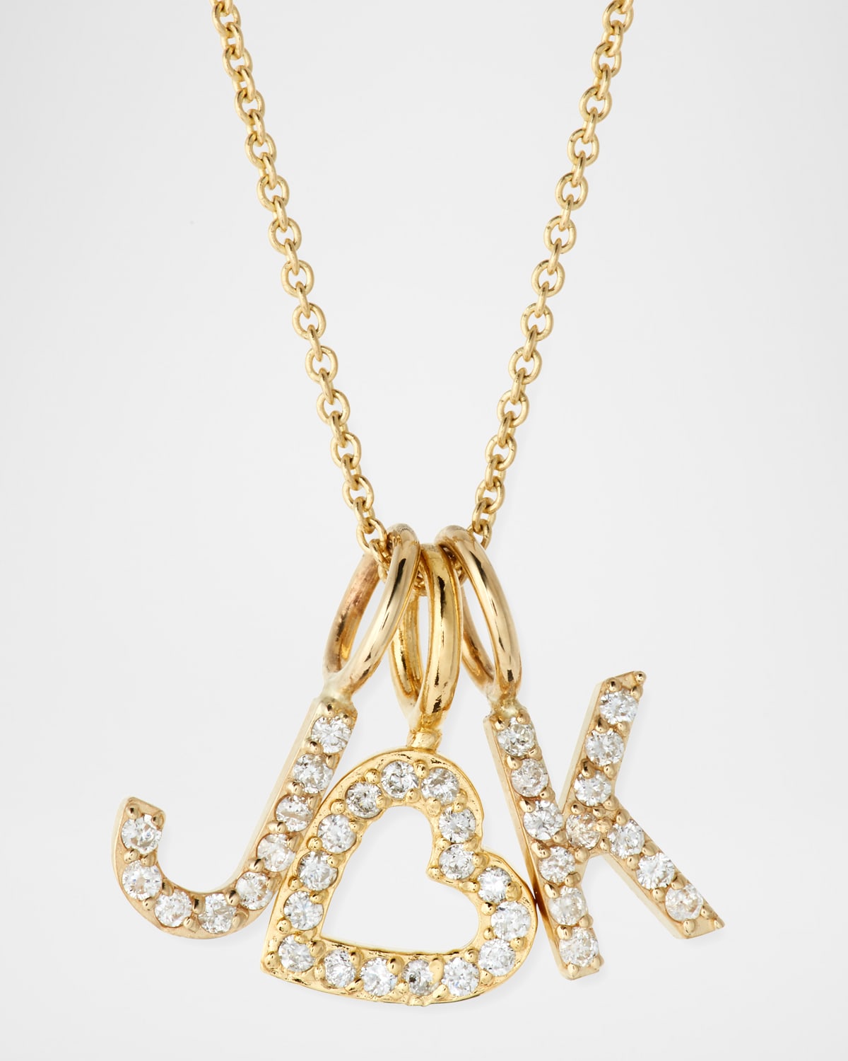 Emma Luxe Initial Necklace main image 1