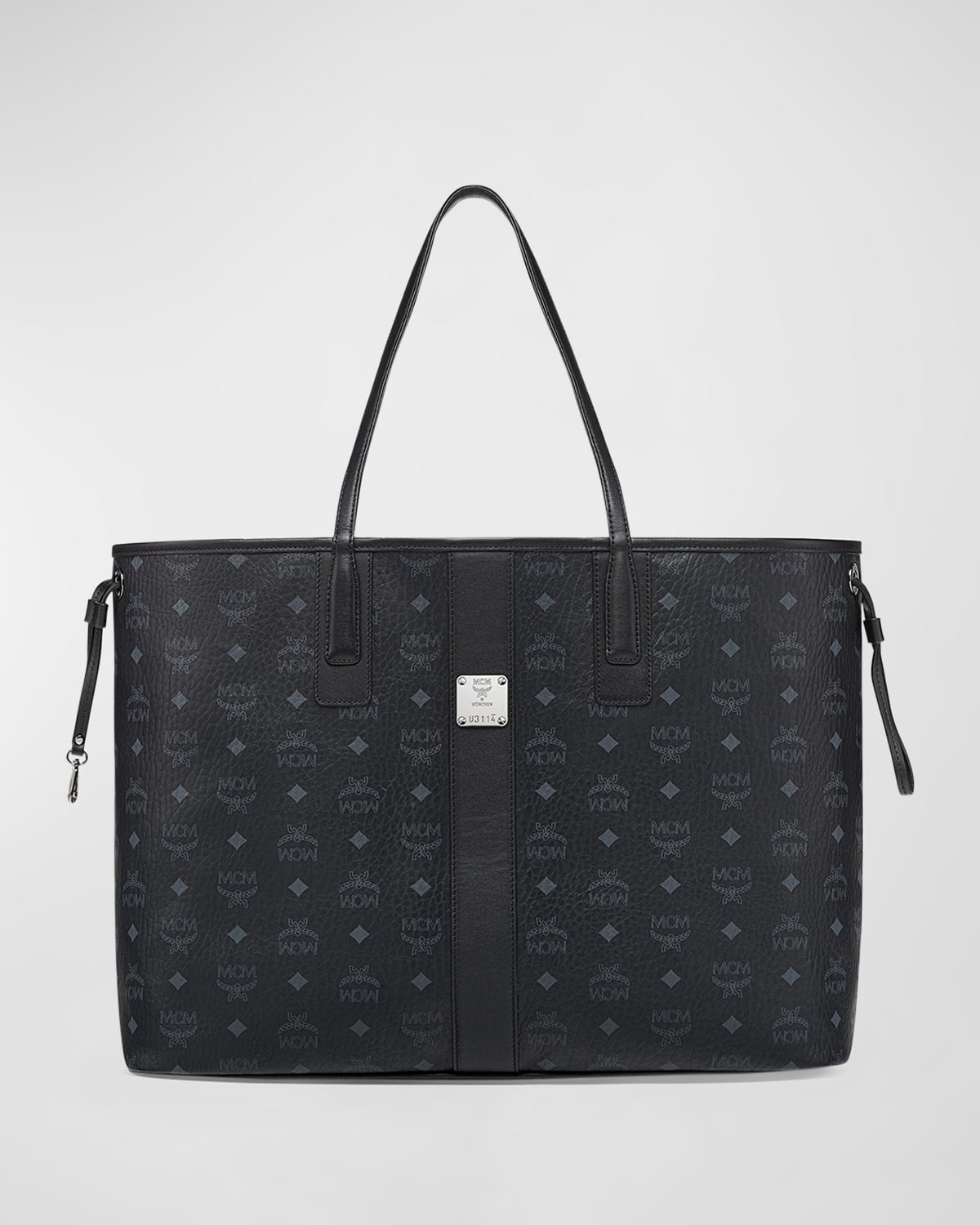 Leather Trim Handbag | Neiman Marcus