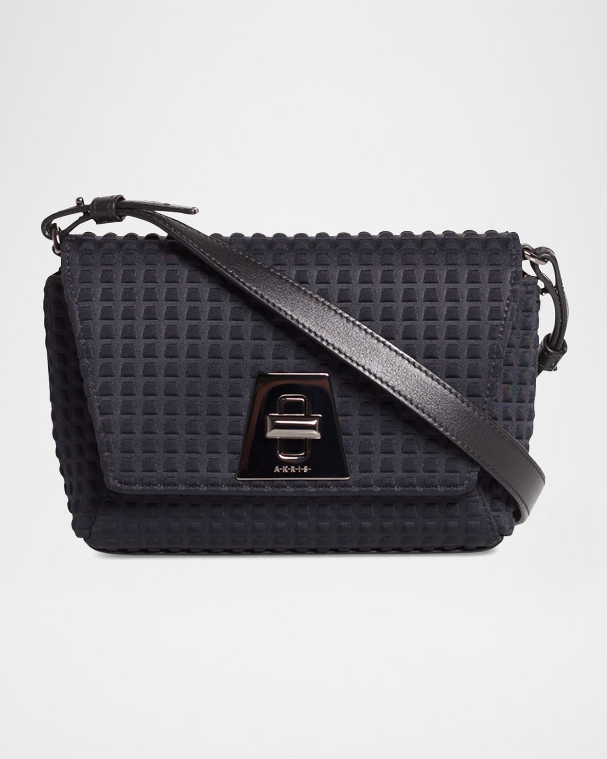 Akris Anouk Little Day Techno Fabric Crossbody Bag