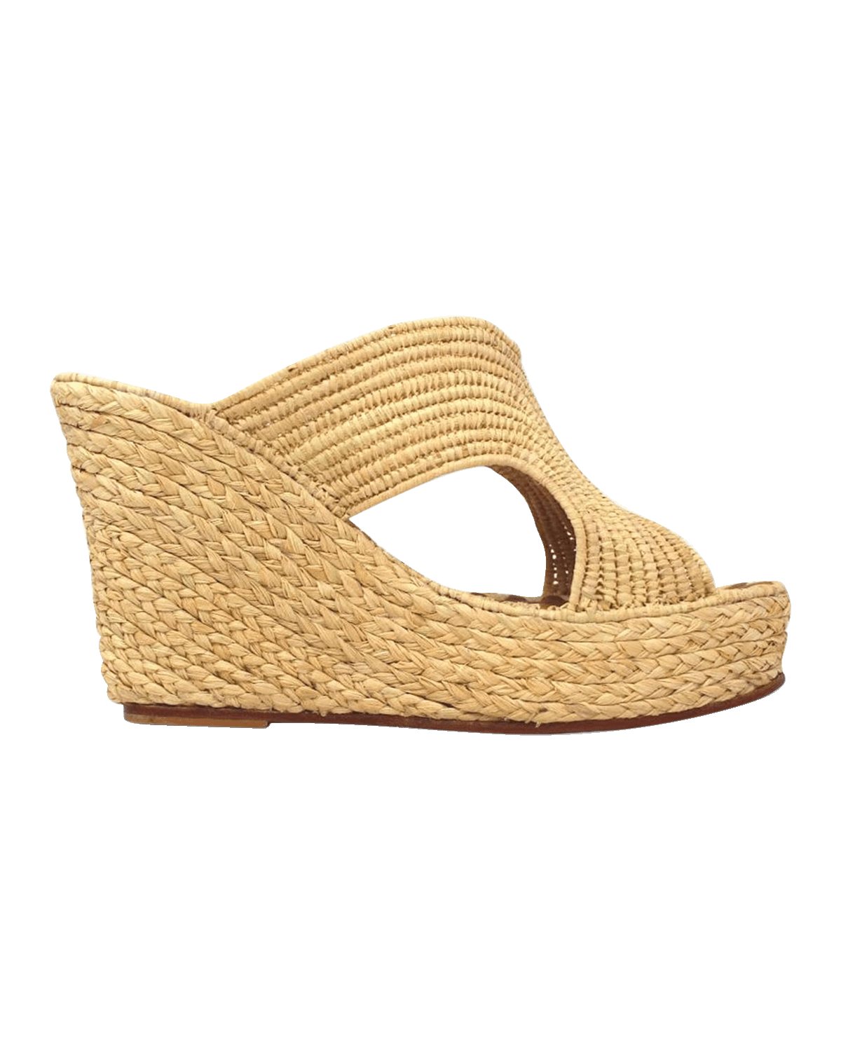 Carrie Forbes Lina Cutout Slide Wedge Sandals