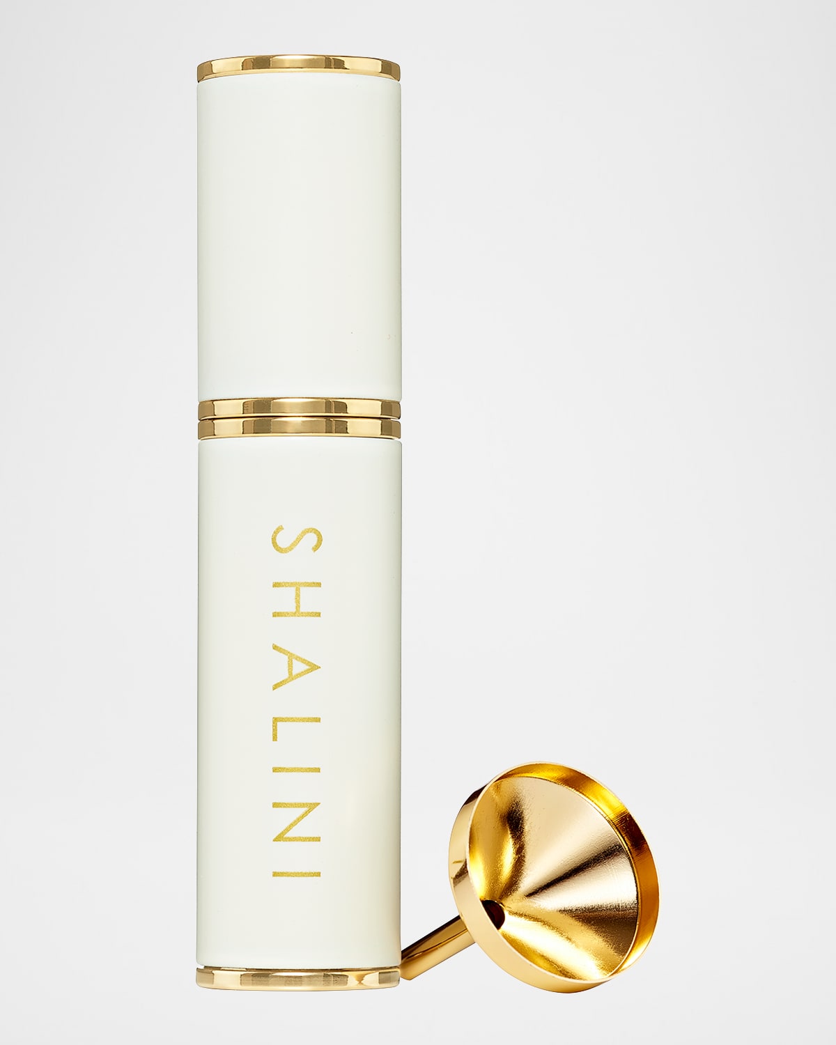 Amorem Rose White Lacquer and Gold Plated Travel Spray, 0.4 oz./ 12.5 mL