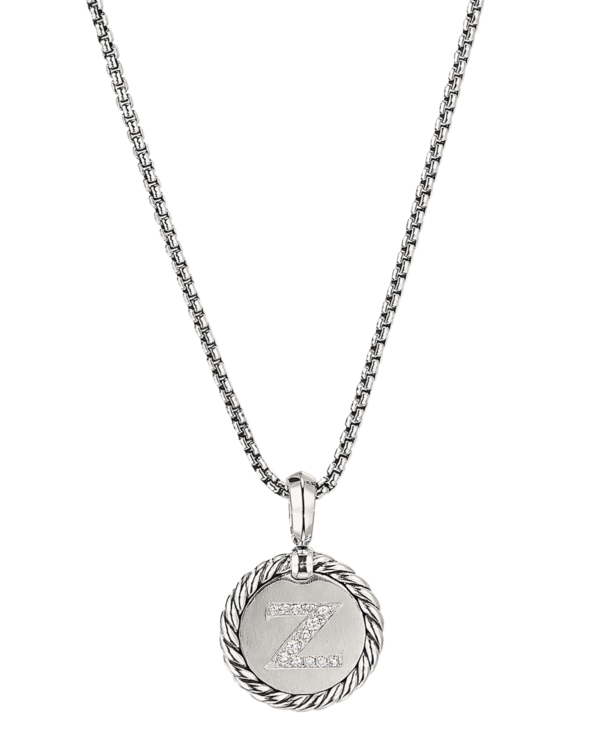 David Yurman Crossover Single Station Necklace with Diamonds Neiman Marcus