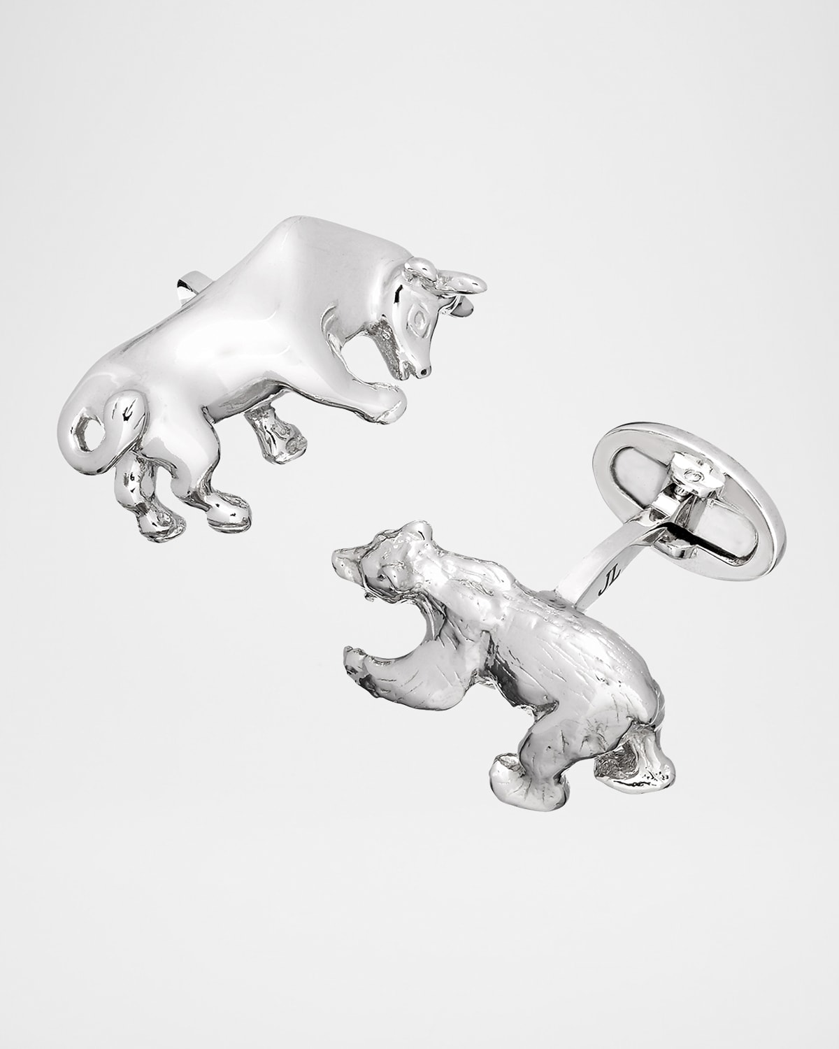 Jan Leslie Bull and Bear Cuff Links