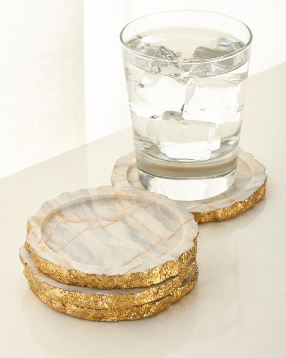  Century Marble Coasters, Set of 4