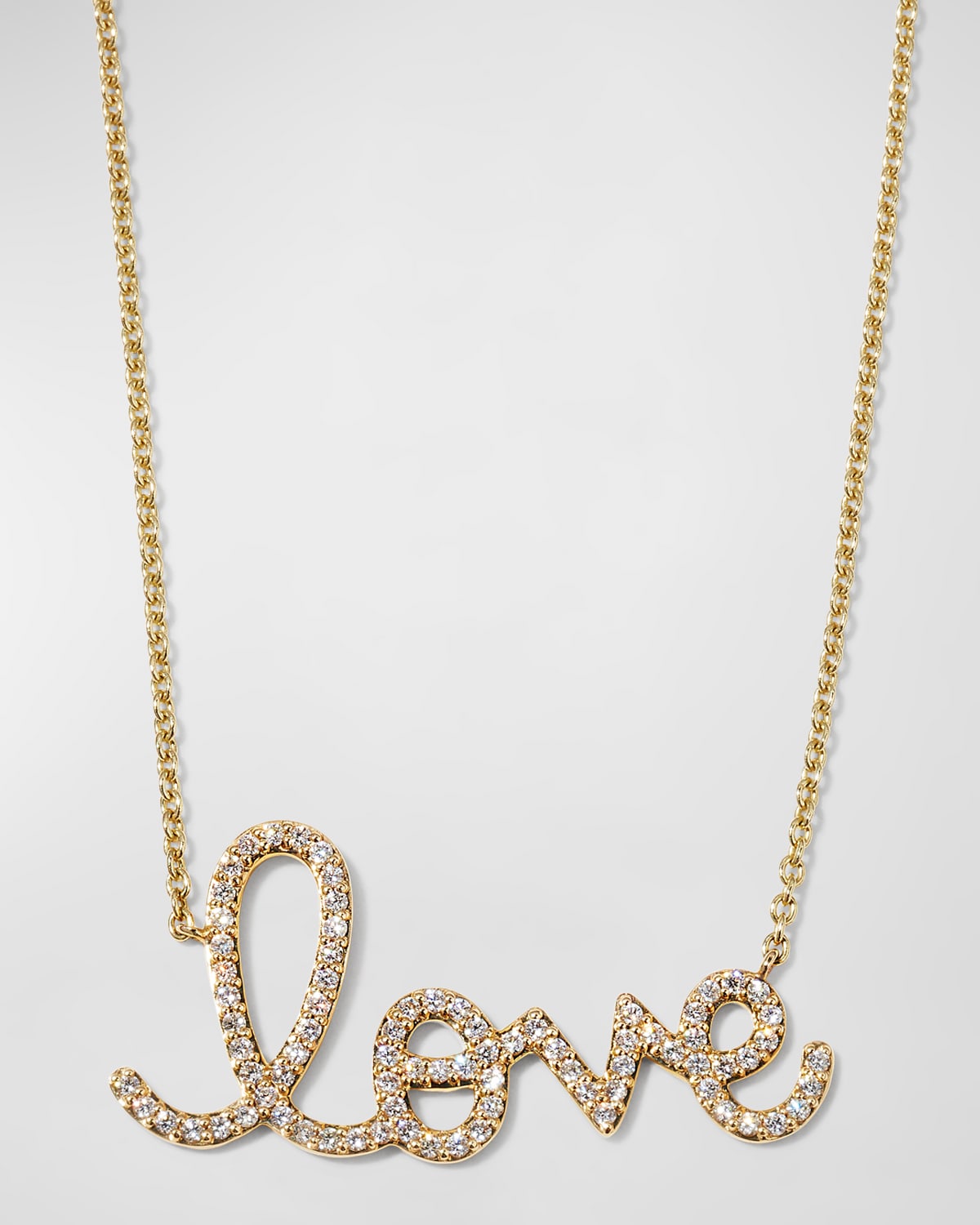Gold Love Necklace Neiman Marcus